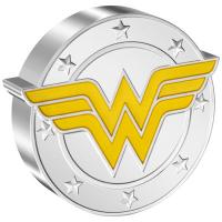 Niue - 2 NZD DC Comics(TM) Wonder Woman Logo(TM) - 1 Oz Silber