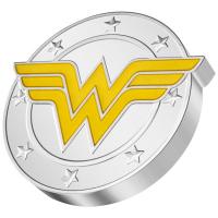 Niue - 2 NZD DC Comics(TM) Wonder Woman Logo(TM) - 1 Oz Silber