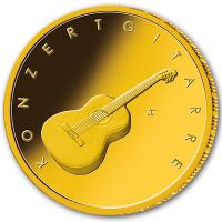 Deutschland - 50 Euro Musikinstrumente Konzertgitarre 2022 - 1/4 Oz Gold