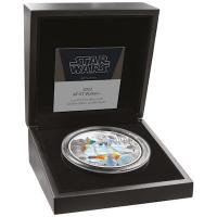 Niue - 10 NZD Star Wars(TM) Vehicles (3.) AT ST(TM) - 5 Oz Silber Color