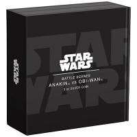 Niue - 10 NZD Star Wars(TM) Anakin vs. Obi Wan (TM) - 3 Oz Silber Color