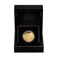 St. Helena - 5 Pfund Modern Trade Dollar (3.) Japanese Trade Dollar - 1 Oz Gold PP