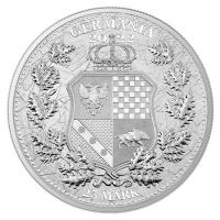 Germania Mint - 25 Mark Polonia & Germania 2022 - 5 Oz Silber
