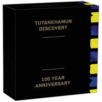 Tuvalu - 100 TVD Tutanchamun 2022 - 1 Oz Gold PP Color