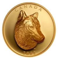Kanada 250 CAD Timberwolf 2022 2 Oz Gold