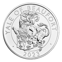 Grobritannien - 5 GBP Tudor Beasts (3.) Yale of Beaufort 2023 - Mnze Blister