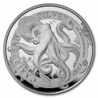 Barbados - 1 Dollar Karibischer Octopus 2022 - 1 Oz Silber