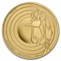Samoa - 25 Dollar Looney Tunes Daffy Duck 2022 - 1 Oz Gold