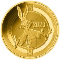Niue - 250 NZD Looney Tunes(TM) Lunar Hase Bugs Bunny(TM) 2023 - 1 Oz Gold