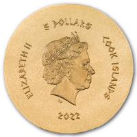 Cook Island - 5 CID Antikes Griechenland: Ptolemaios I. 2022 - 0,5g Gold