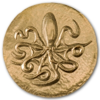 Cook Island - 5 CID Antikes Griechenland: Oktopus von Syracuse 2022 - 0,5g Gold