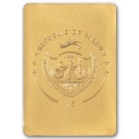 Palau - 1 USD Ace of Spades (Pik Ass) - 0,5g Gold