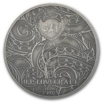 Palau - 20 USD H.P. Lovecraft Cthulhu Mythos 2022 - 3 Oz Silber