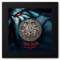 Palau - 20 USD H.P. Lovecraft Cthulhu Mythos 2022 - 3 Oz Silber