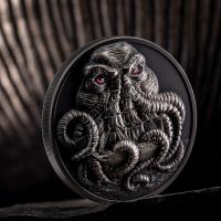 Palau - 20 USD H.P. Lovecraft Cthulhu Mythos 2022 - 3 Oz Silber