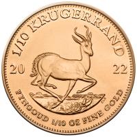 Südafrika - Krügerrand 2022 - 1/10 Oz Gold