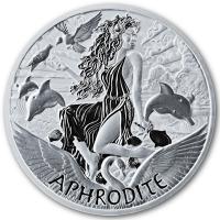 Tuvalu 5 TVD Gods of Olympus: Aphrodite 2022 5 Oz Silber