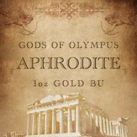 Tuvalu - 100 TVD Gods of Olympus: Aphrodite 2022 - 1 Oz Gold