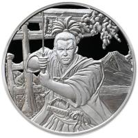 Fiji - 0,50 FJD Ancient Warriors (1.) Samurai 2022 - 1 Oz Silber