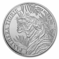Laos - 500 KIP Tiger (Panthera Tigris) 2022 - 1 Oz Silber