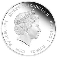 Tuvalu - 1 TVD James Bond Legacy Serie: 2. Ausgabe - 1 Oz Silber PP