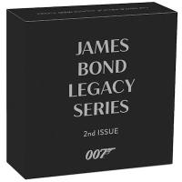 Tuvalu - 1 TVD James Bond Legacy Serie: 2. Ausgabe - 1 Oz Silber PP