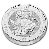 Großbritannien - 5 GBP Tudor Beasts (2.) Yale of Beaufort 2023 - 2 Oz Silber