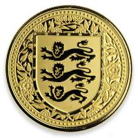 Gibraltar - 5 GBP Royal Arms of England BLACK 2018 - 1 Oz Gold BLACK (Nur 99 Stck!!!)
