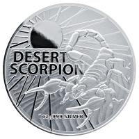 Australien - 1 AUD Gefährliche Tiere Desert Scorpion 2022 - 1 Oz Silber