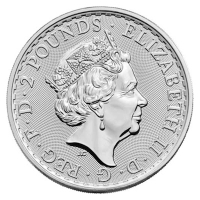Großbritannien - 2 GBP Britannia 2023 - 1 Oz Silber
