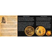 Ascension Island - 10 GBP Modern Masters - Jody Clark St. George and the Dragon 2022 - 2 Oz Silber PP