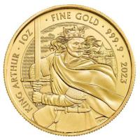 Grobritannien - 100 GBP Myth & Legends (4.) King Arthur 2023 - 1 Oz Gold BU