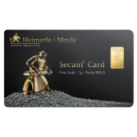 Goldbarren - Heimerle+Meule Secain - 1g Gold