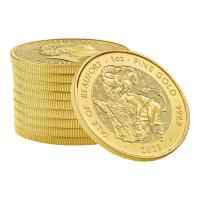 Grobritannien - 100 GBP Tudor Beasts (2.) Yale of Beaufort 2023 - 1 Oz Gold