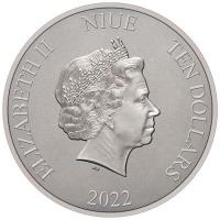Niue - 10 NZD Harry Potter(TM) Hogwarts(TM): Dumbledores Büro 3 Oz Silber