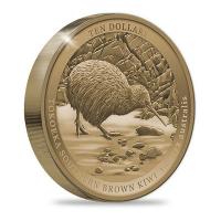 Neuseeland - 10 NZD Kiwi 2023 - 1/4 Oz Gold PP
