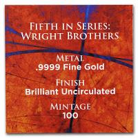 Niue - 250 NZD Icons of Inspiration: Wright Brothers 2022 - 1 Oz Gold