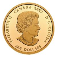 Kanada - 200 CAD Forevermark(TM) Black Label Cushion 2022 - 1 Oz Gold PP
