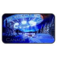 Kanada 20 CAD UFO Sichtung in Yukon 2022 1 Oz Silber PP Color