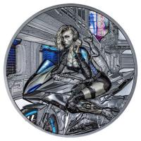 Cook Island - 20 CID Cyber Queen The Beginning 2023 - 3 Oz Silber Color Black Proof