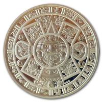 Samoa - 10 Tala Aztekenkalender 2022 - 5 Oz Silber (nur 1.000 Stück!!! RAR)