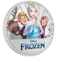 Niue - 2 NZD Disney Frozen (Die Eisknigin) 2022 - 1 Oz Silber