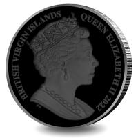 British Virgin Islands - 10 Dollar Pegasus 2022 - 1 Oz Silber