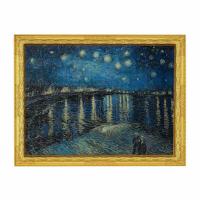 Tschad - 10000 Francs Vincent van Gogh: Chad Starry Night over the Rhone 2022 - 2 Oz Silber Gilded
