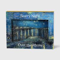 Tschad - 10000 Francs Vincent van Gogh: Chad Starry Night over the Rhone 2022 - 2 Oz Silber Gilded