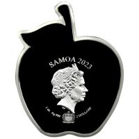 Samoa - 2 Dollar Kawaii Fruits - Apple 2023 - 1 Oz Silber PP Color