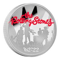 Großbritannien - 2 GBP Music Legends The Rolling Stones 2022 - 1 Oz Silber PP Color