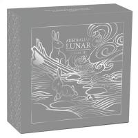 Australien - 100 AUD Lunar III Hase 2023 - 1 Oz Platin PP (nur 188 Stück!!!)