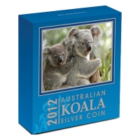 Australien - 8 AUD Koala 2012 - 5 Oz Silber PP Box