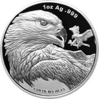 Samoa 2 Dollar Golden Eagle (1.) 2023 1 Oz Silber 